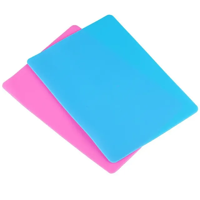 Bijounique siliconen ondermat blauw 105x147 mm food-grade