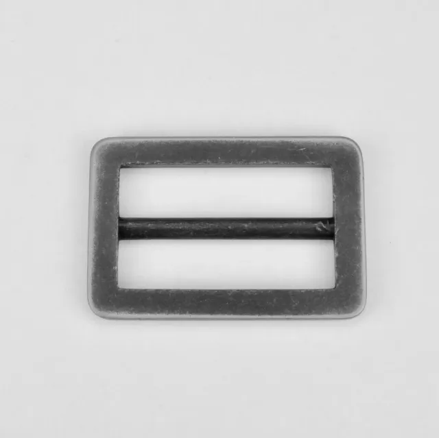 Leather House Black Destroyed Schuiver 40 mm zwart