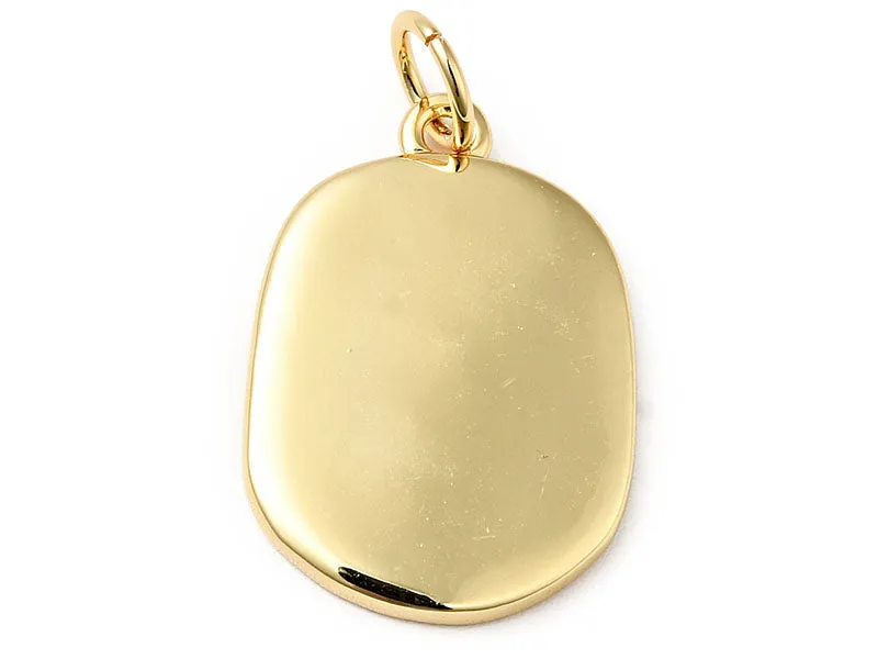 La Petite Epicerie Soleil hanger goud 18 x 13 mm