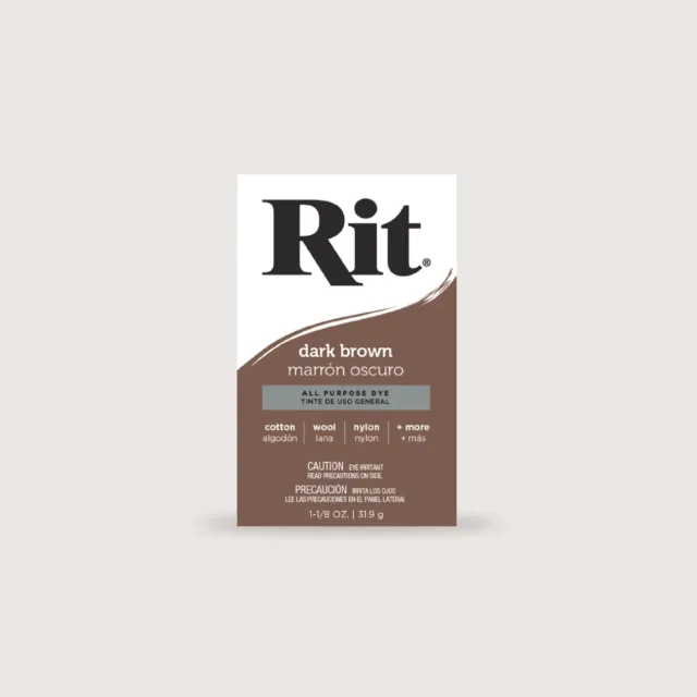 Rit All-Purpose Dark Brown textielverf donkerbruin