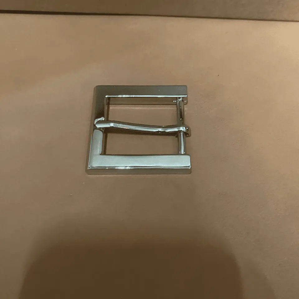 Leather House Gesp 30 mm Silver Gesp Nikkel