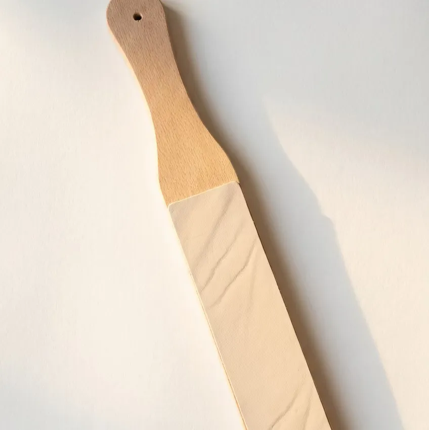Leather House strop dubbelzijdig plantaardig leer