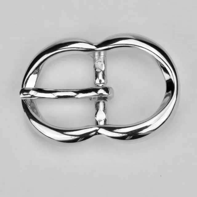 Leather House Gesp zilver 20 mm nikkel
