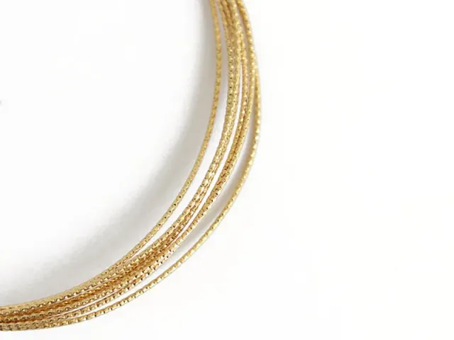 La Petite Epicerie messingdraad goud 1 mm 2 meter gestructureerd