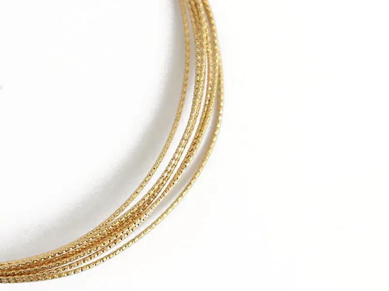 La Petite Epicerie messingdraad goud 1 mm 2 meter gestructureerd