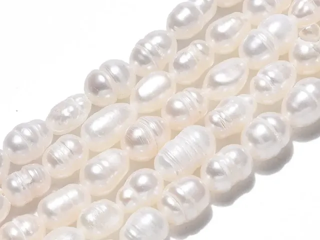 La Petite Epicerie zoetwaterparels rijst 6-12 mm 20 stuks wit