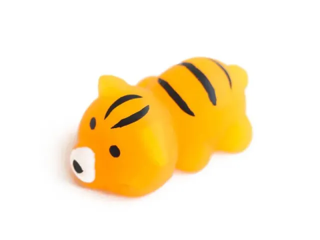 La Petite Epicerie Mini Squishy tijger oranje 3x3x5 cm