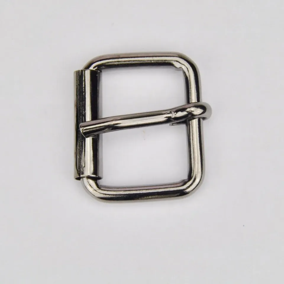 Leather House gesp zwart 25 mm gunmetal riem