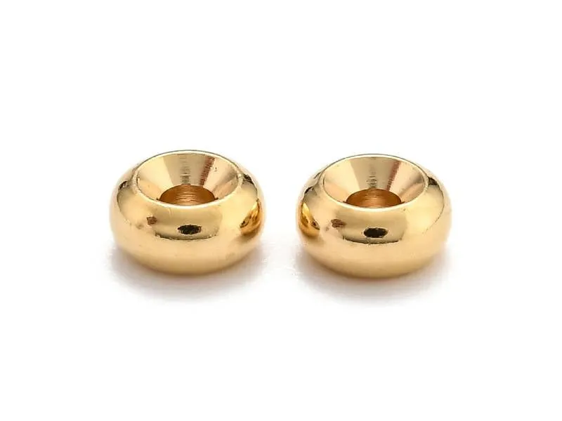 La Petite Epicerie tussenkralen bloem goud 6mm 20 stuks