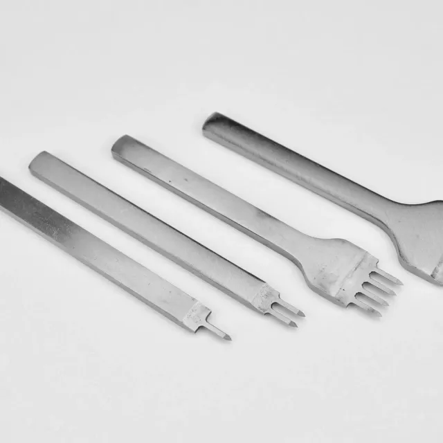 Leather House Naaitanden Set 4 mm leer gereedschap 4-delig