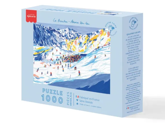 La Petite Epicerie Le Bouchon puzzel 1000 stukjes ski