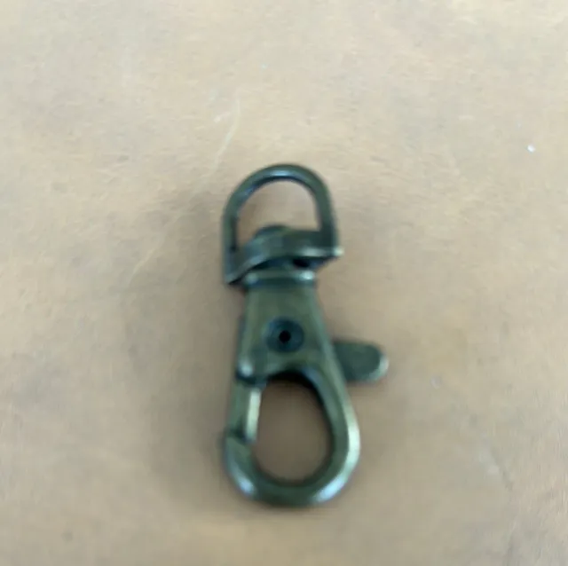 Leather House Musketon Hook 10mm musketonhaak zilver per stuk