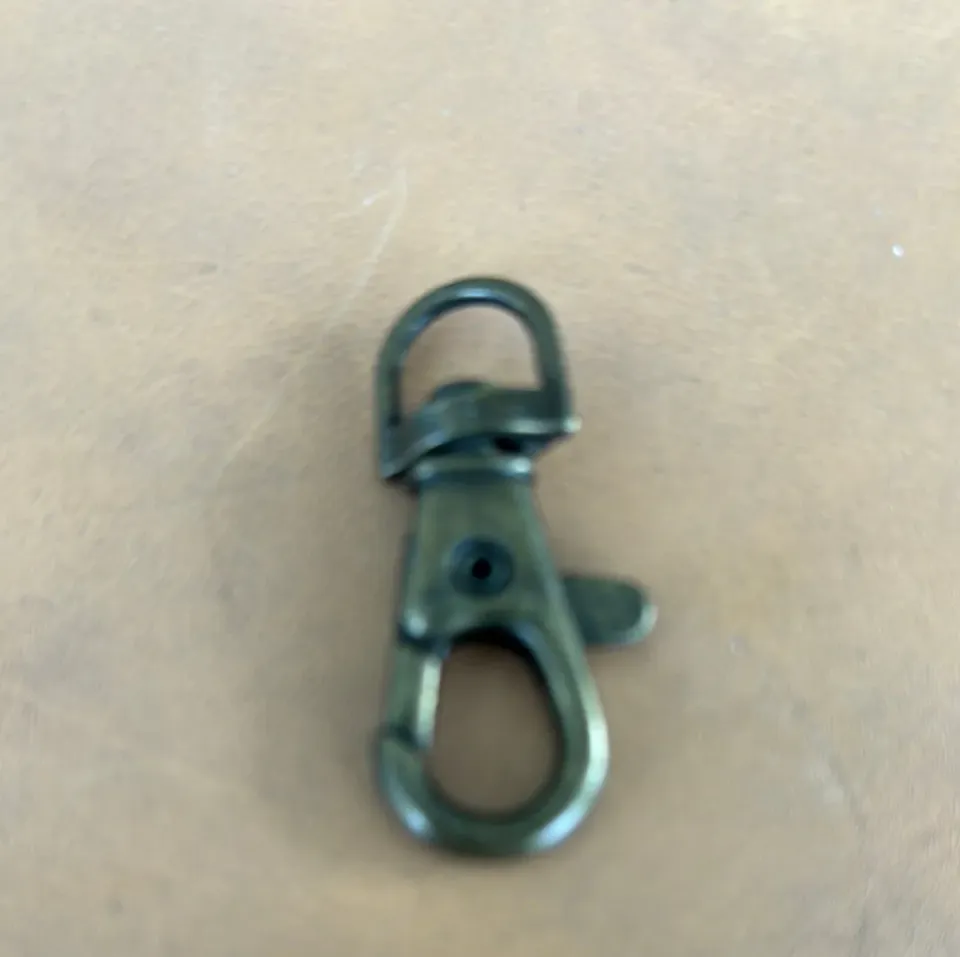 Leather House Musketon Hook 10mm musketonhaak zilver per stuk