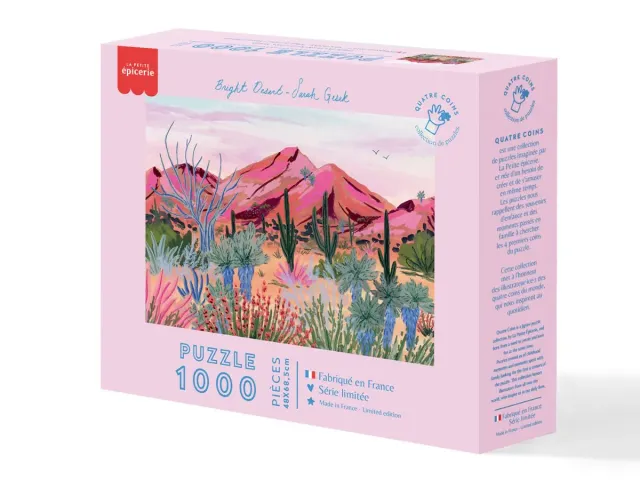 La Petite Epicerie Quatre Coins Bright Desert puzzel 1000 stukjes