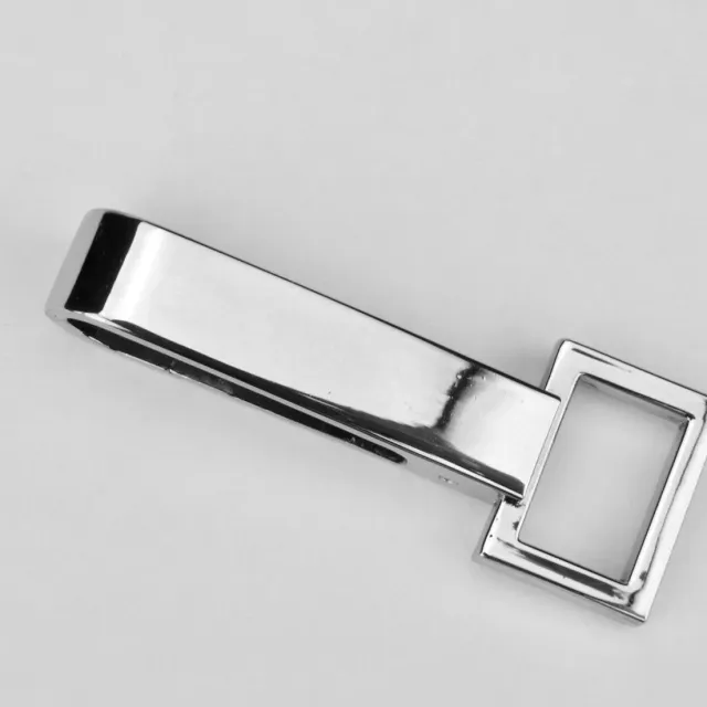 Leather House musketonhaak silver 15 mm set 2 stuks
