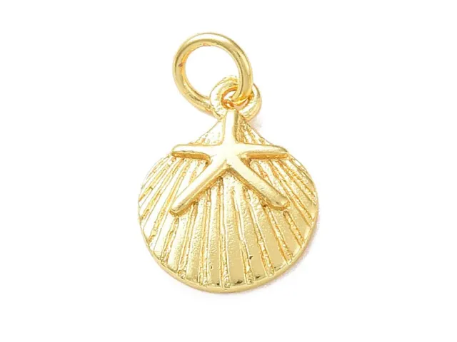 La Petite Epicerie Schelp bedel goud zeester 18k