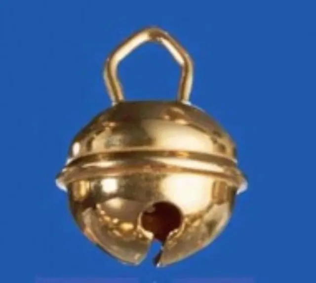 LTC-Leiden messing belletjes 15mm goud 10 stuks metaal