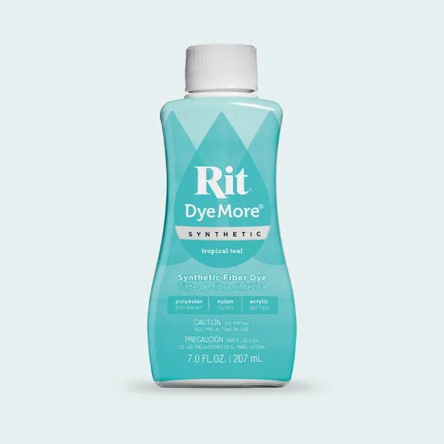 Rit DyeMore Tropical Teal textielverf vloeibaar blauwgroen