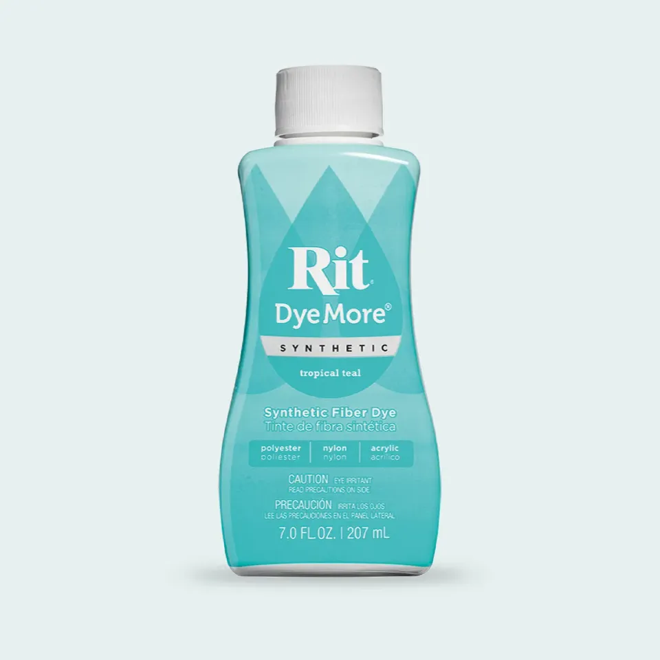 Rit DyeMore Tropical Teal textielverf vloeibaar blauwgroen