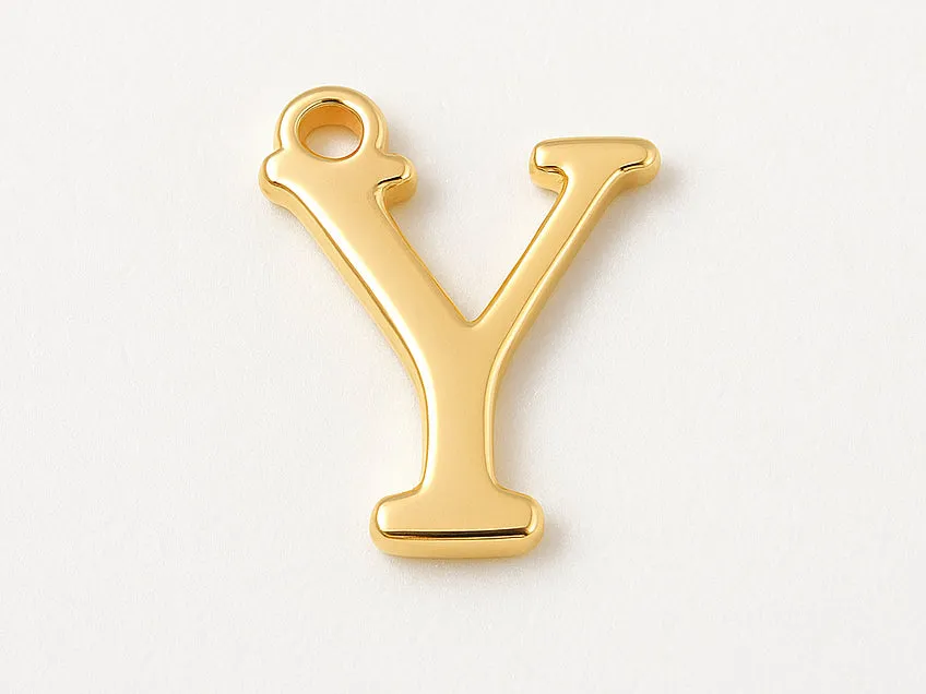 La Petite Epicerie Letter Y bedel goud 10 mm per stuk