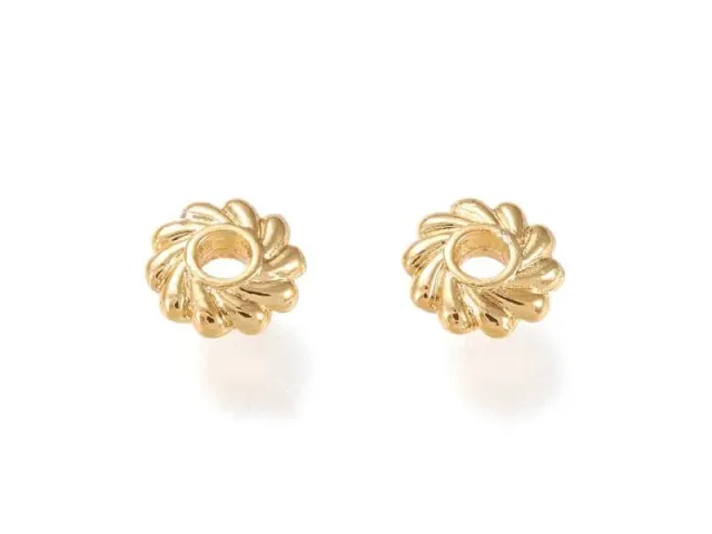 La Petite Epicerie tussenkralen bloem goud verguld 20 stuks