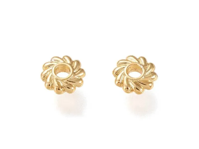 La Petite Epicerie tussenkralen bloem goud verguld 20 stuks