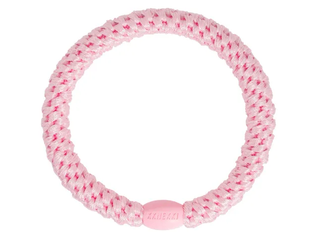 La Petite Epicerie Kknekki haarelastiek roze geweven