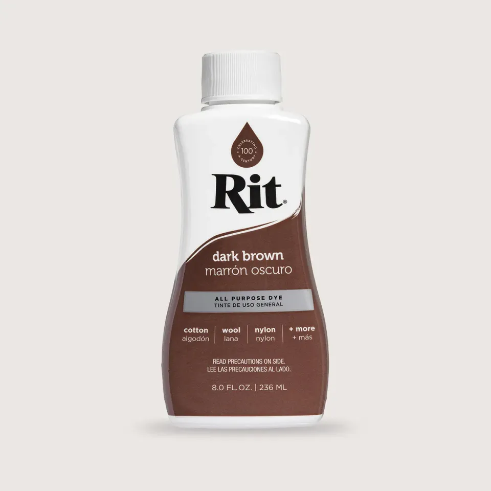 Rit Dark Brown textielverf vloeibaar donkerbruin