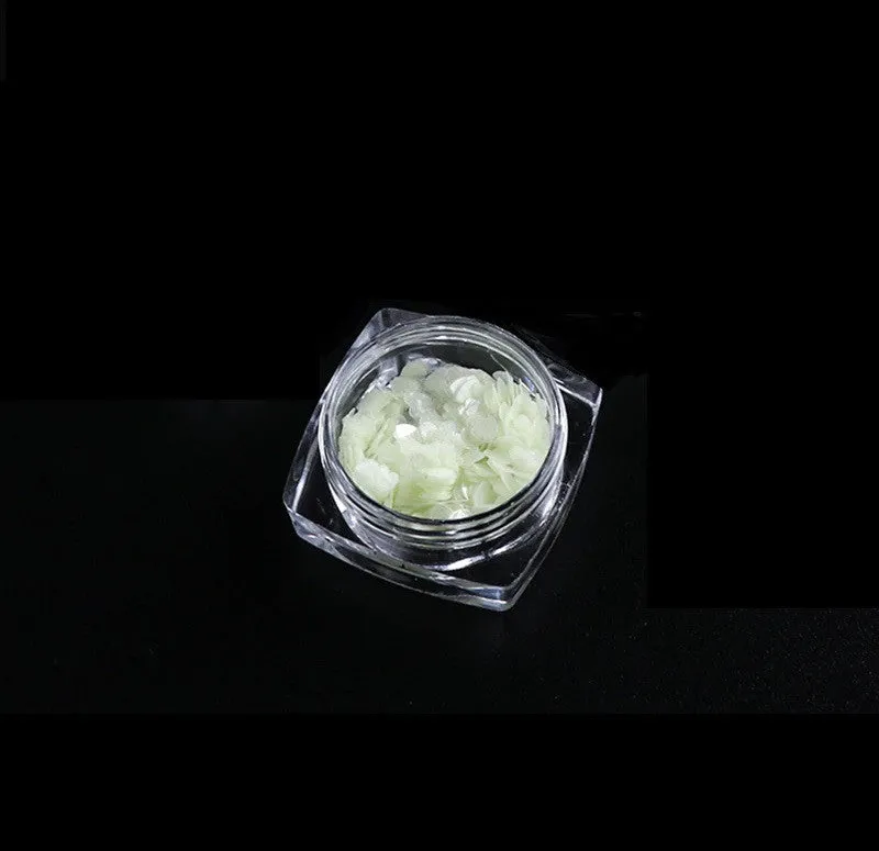 Bijounique Glow in the Dark pailletten doosje 0,5 g