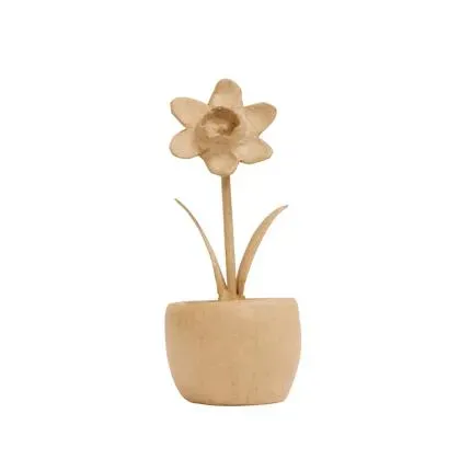 Décopatch Eco Shape Narcis in Pot Papier-maché 18 cm