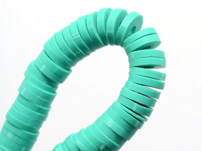 La Petite Epicerie Heishi kralen 6 mm turquoise 200 stuks