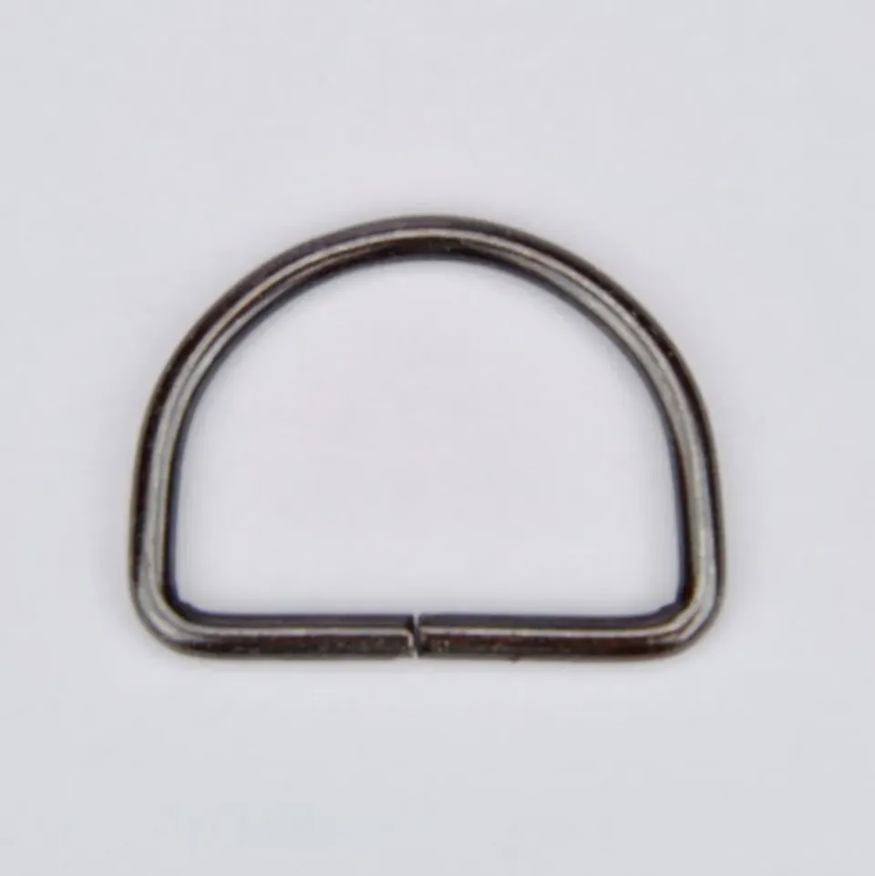 Leather House D-ring zwart 30 mm per stuk