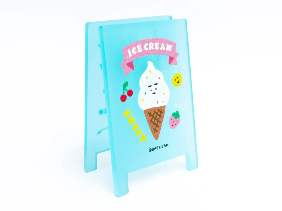 La Petite Epicerie Scrap IJs mini knijpers blauw frosted