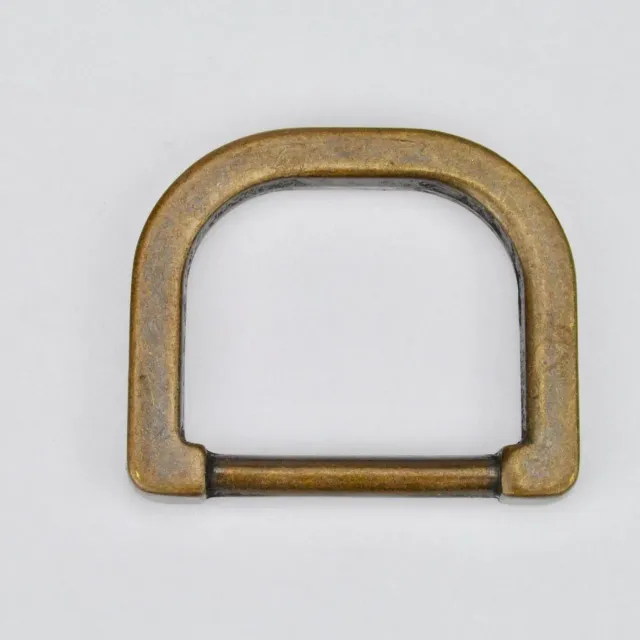Leather House D-ring 25mm Oudgoud Messing