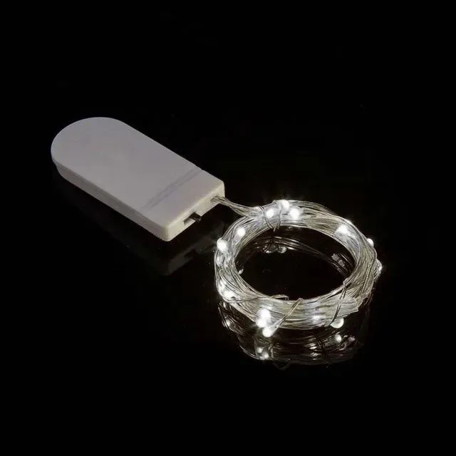 Bijounique LED string lights lichtsnoer helder wit 1 m