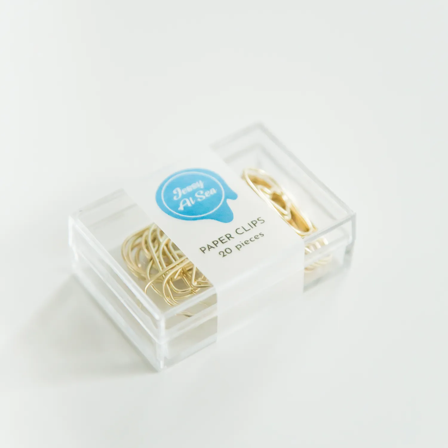 Jessy at Sea Mini Heart paperclips goud 20 stuks