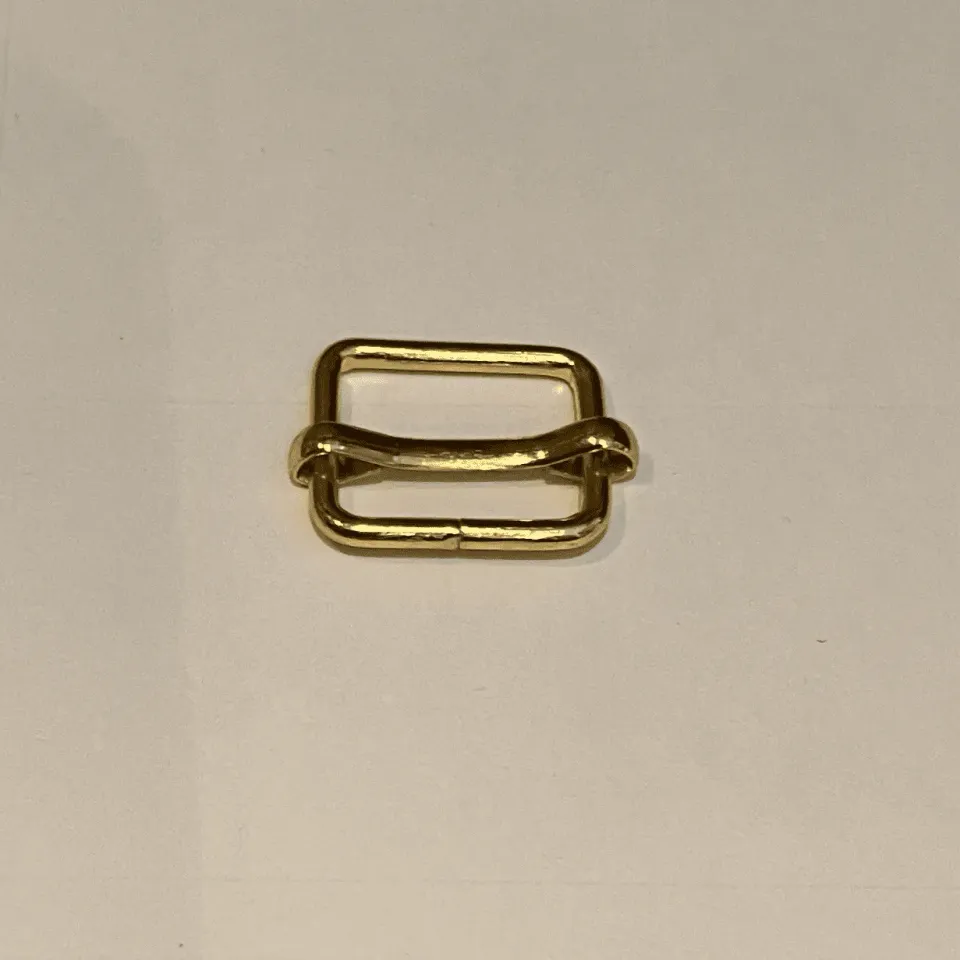 Leather House Slider Gold 18 mm schuiver goud