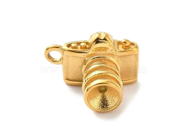 La Petite Epicerie fototoestel bedel goud rvs per stuk