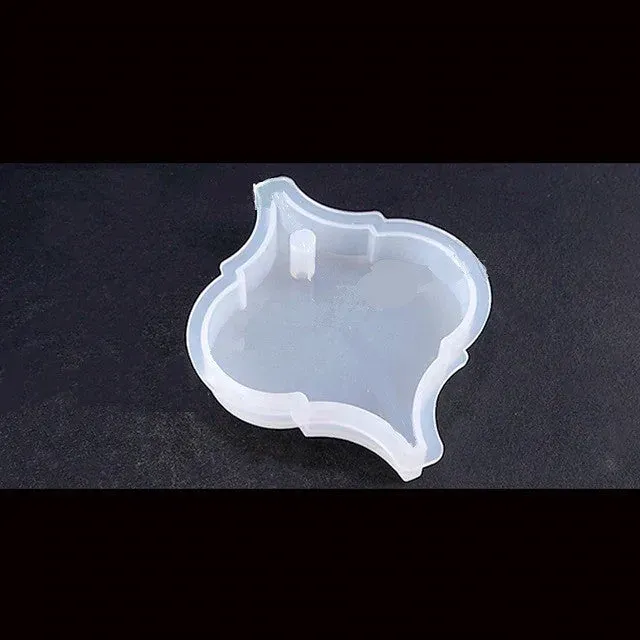 Bijounique Pegel siliconenmal 75 mm met ophangoog