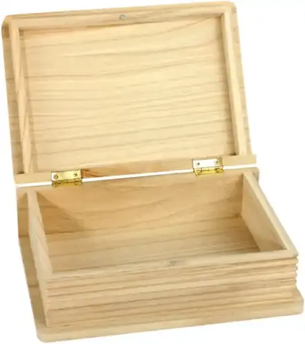 Astrid Brouwers Houten kist boek 20x14 cm onbehandeld