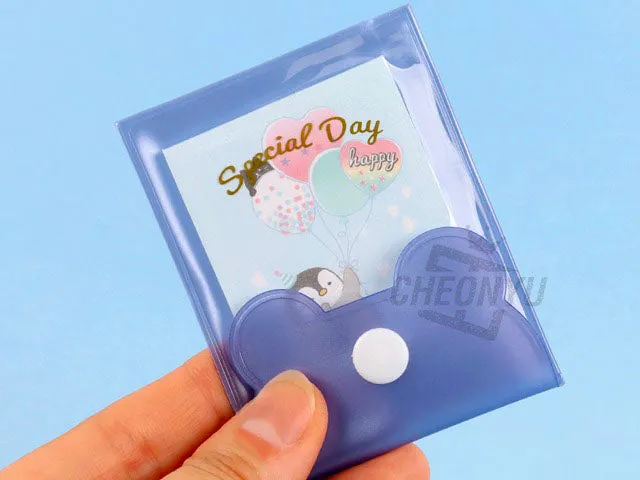 Twins mini memoblok blauw wit set van 2