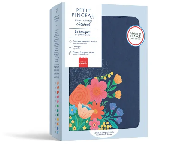 Petit Pinceau Bouquet notebook schilderen op nummer A5