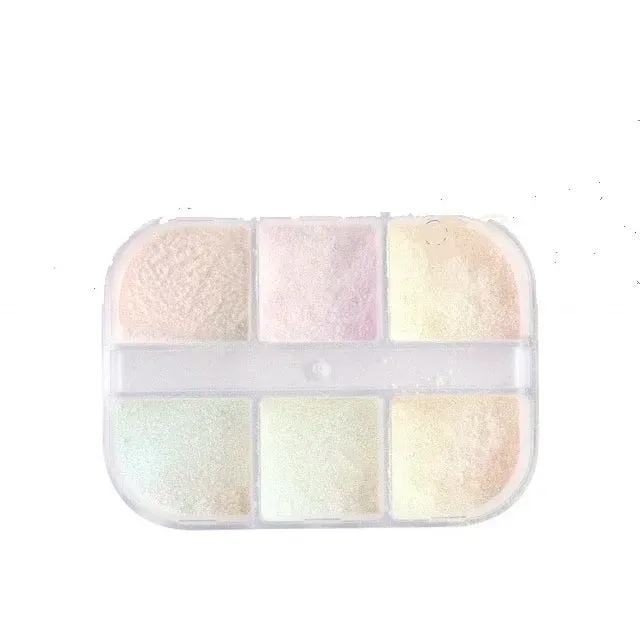 Bijounique Mica AB-6 pigment poeder set 6 kleuren
