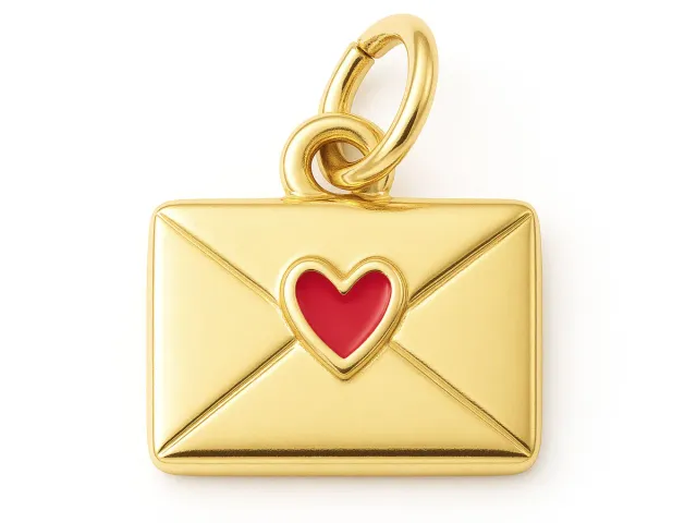 La Petite Epicerie bedel envelop rood goud per stuk
