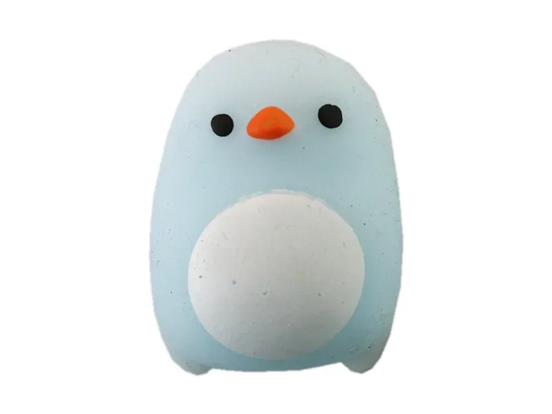 La Petite Epicerie mini squishy pinguïn blauw 4,5 cm