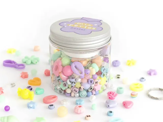 La Petite Epicerie Pastel kralenmix pot met elastiek