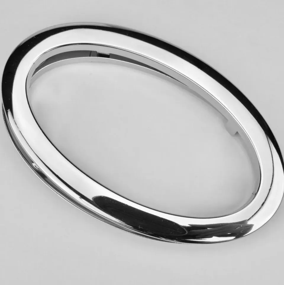 Leather House ovale ring 91 mm zilver 2-delig