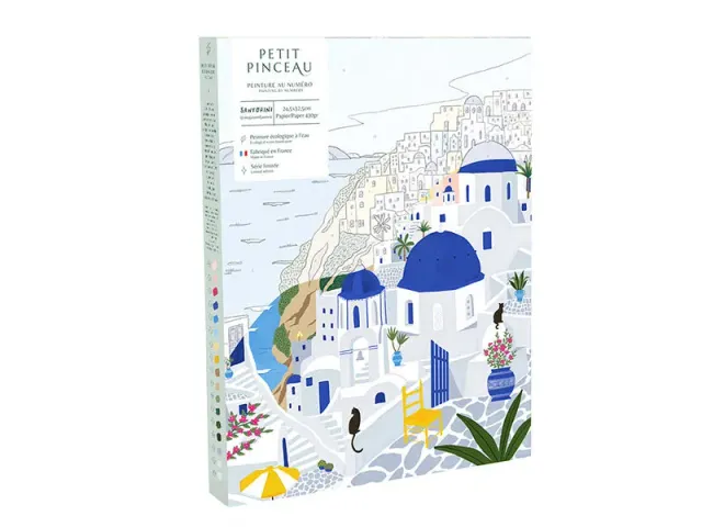 La Petite Epicerie Petit Pinceau Santorini schilderen op nummer
