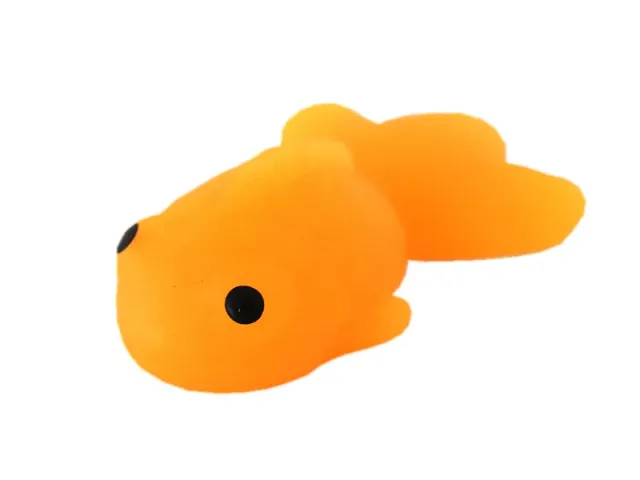 La Petite Epicerie Mini Squishy Vis rood anti-stress 5,8 cm