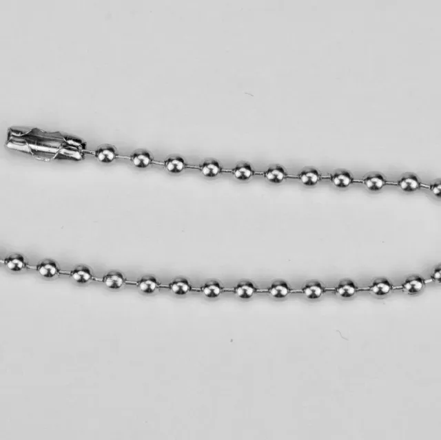 Leather House Kogelketting Nikkel 10 cm Sleutelhanger
